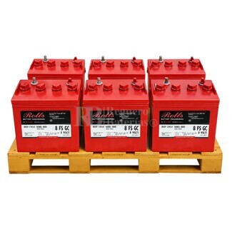 Pack 6 Bater�as ROLLS 8 FS GC | 8 Voltios 155 Amperios